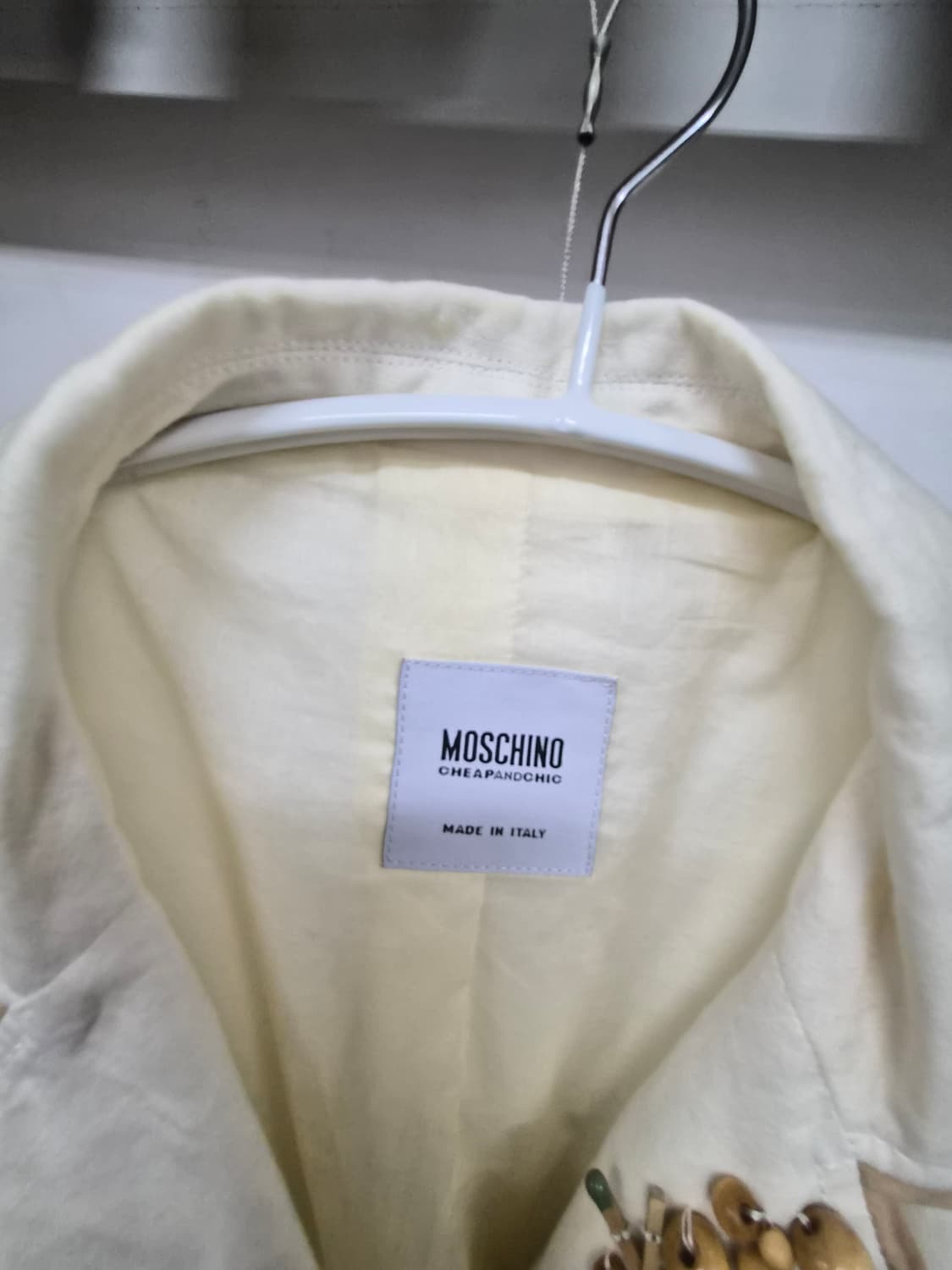 정품) 모스키노 린넨 자켓 상품이미지3