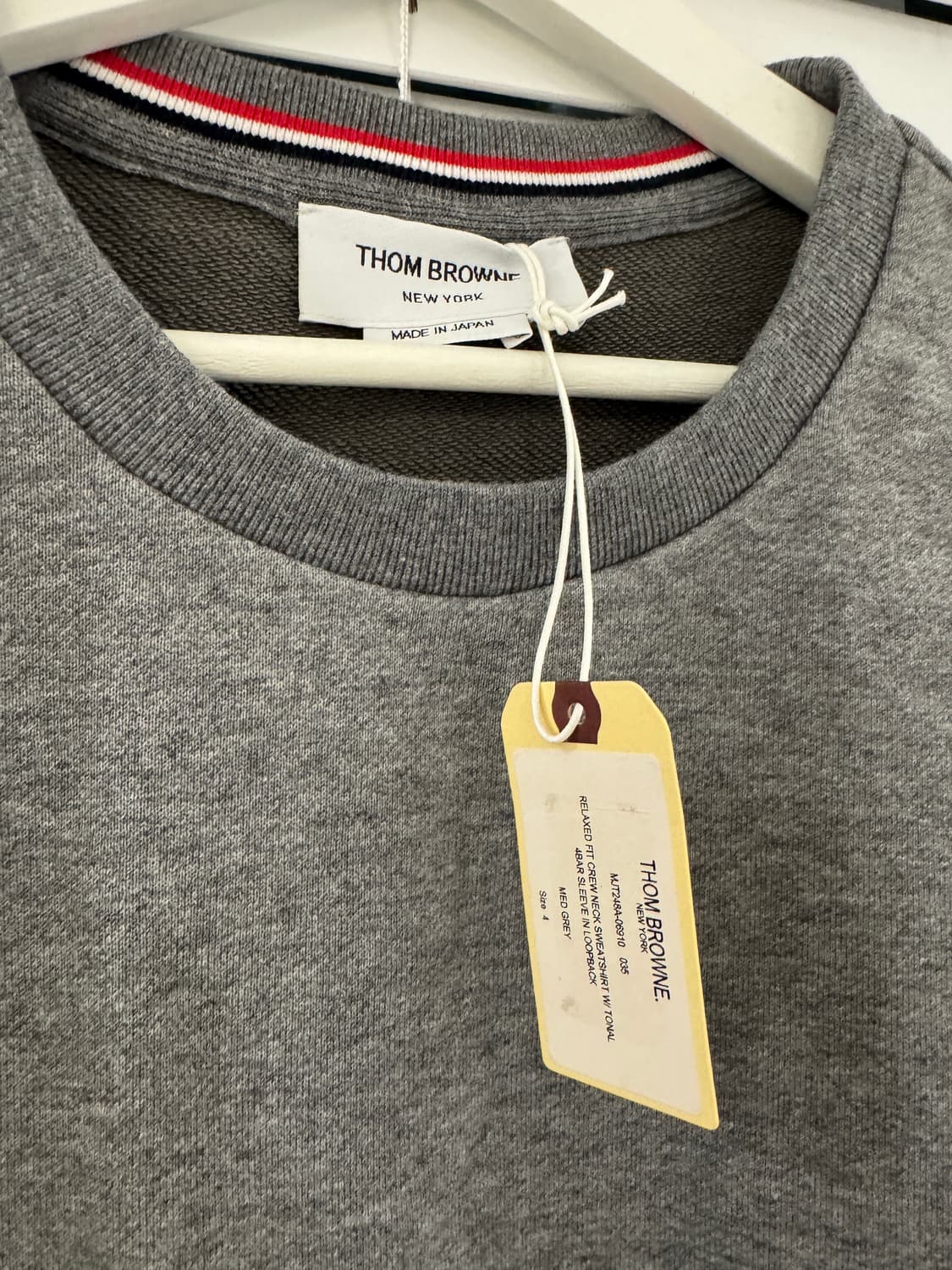 톰브라운 맨투맨 4사이드 상품이미지5