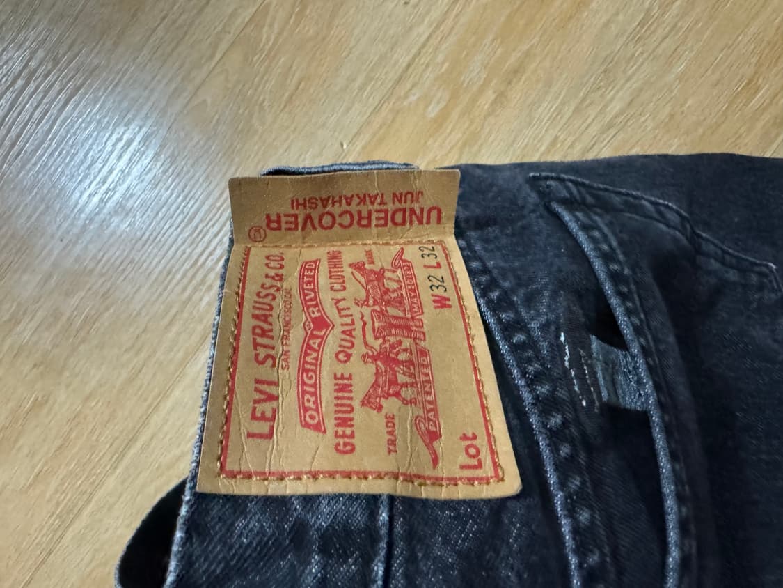 리바이스 x 언더커버 UC1E9502 팬츠 블랙 상품이미지3