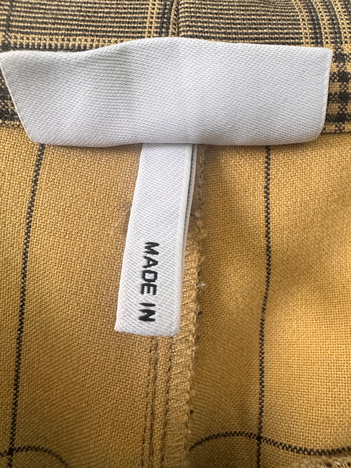 새상품 컨디션 GANNI 체크 와이드 팬츠36(55사이즈) 상품이미지5