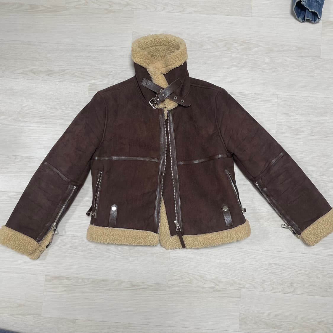 ance 브라운 무스탕 상품이미지1