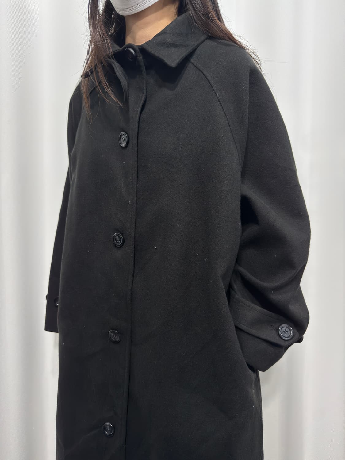 nuelu button maxi coat 상품이미지3