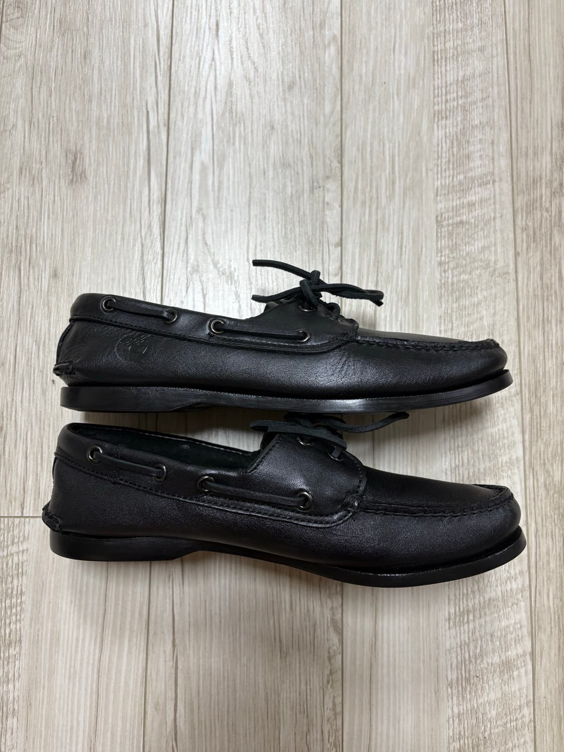 팀버랜드 보트슈즈 레더 블랙 265 상품이미지3