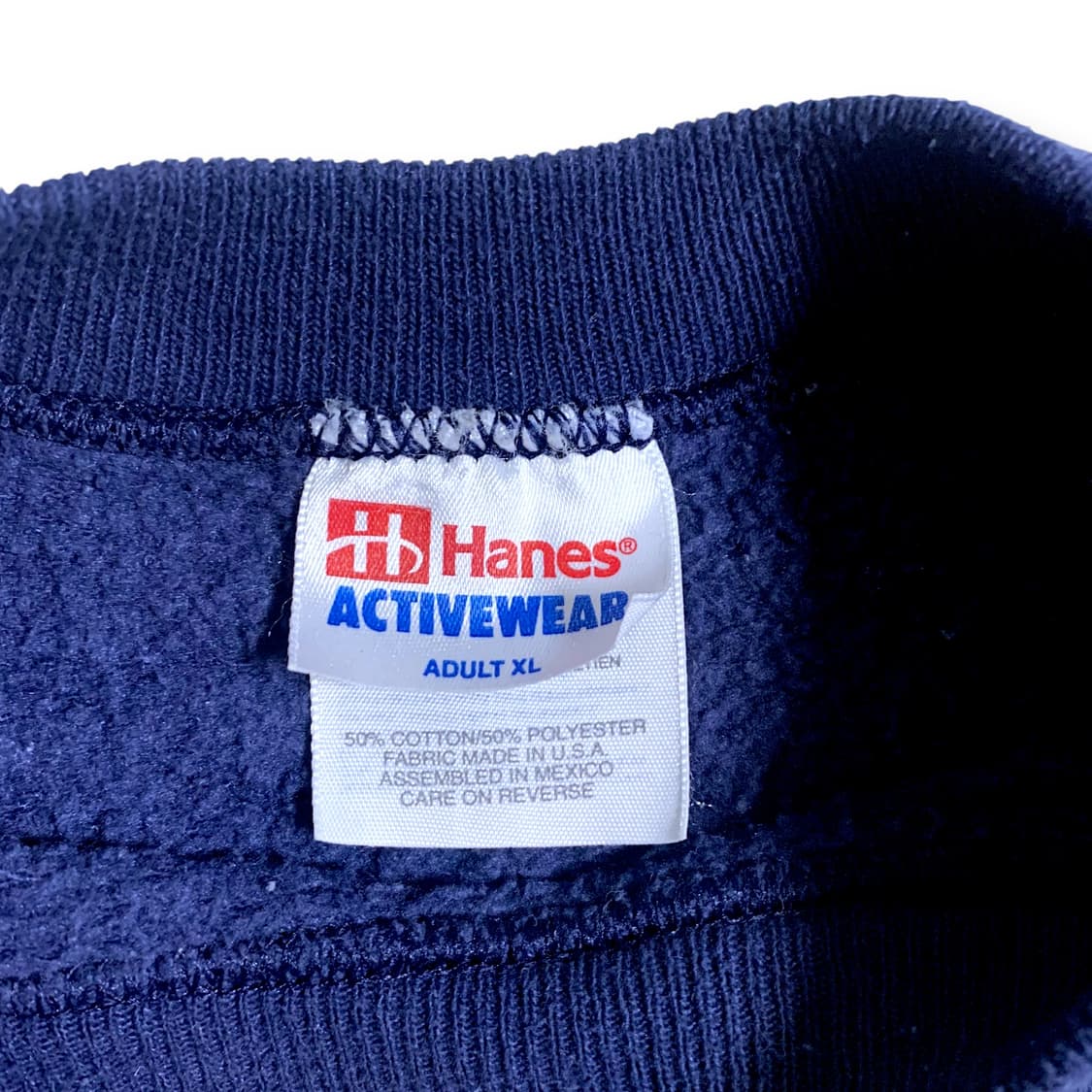 [XL] 90s SPAM Logo Sweatshirt Navy 상품이미지4