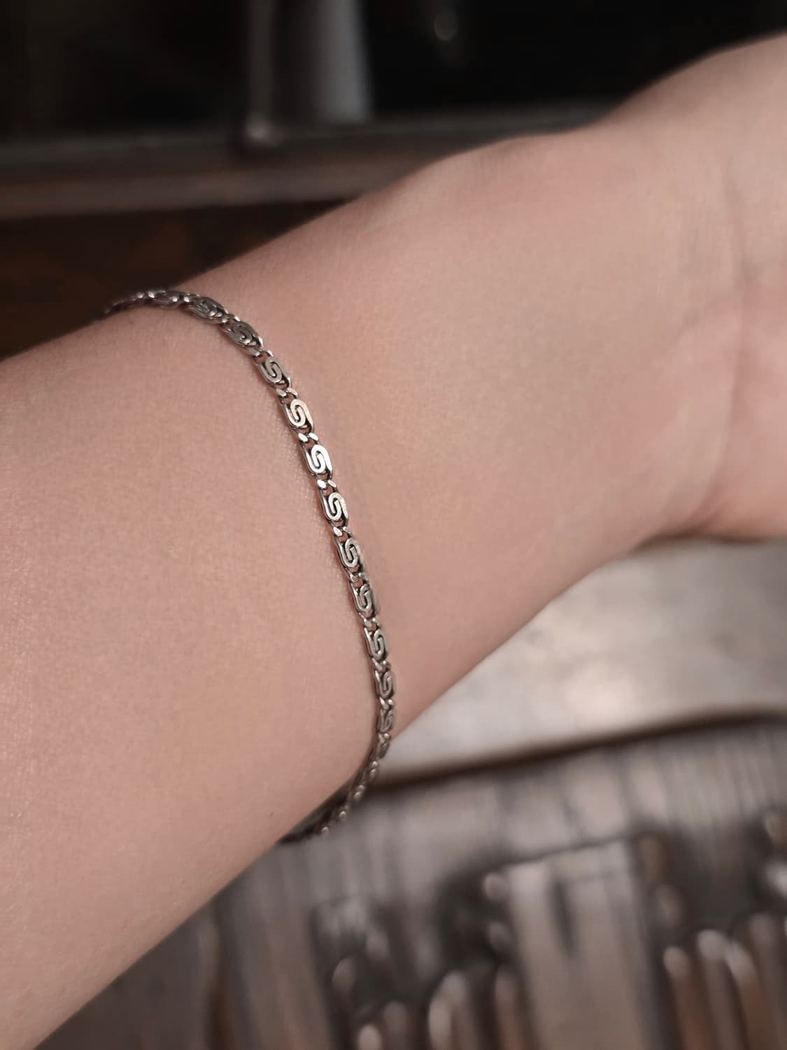 🇮🇹이탈리아 체인 실버 팔찌 목걸이 세트 상품이미지8
