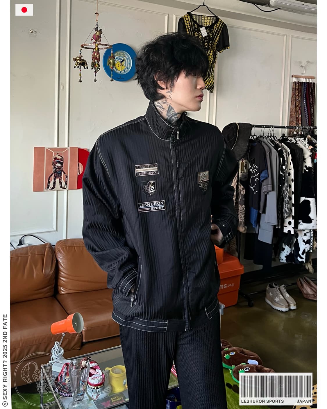 1990s LESHURON SPORTS Gothic Patch JK 상품이미지1