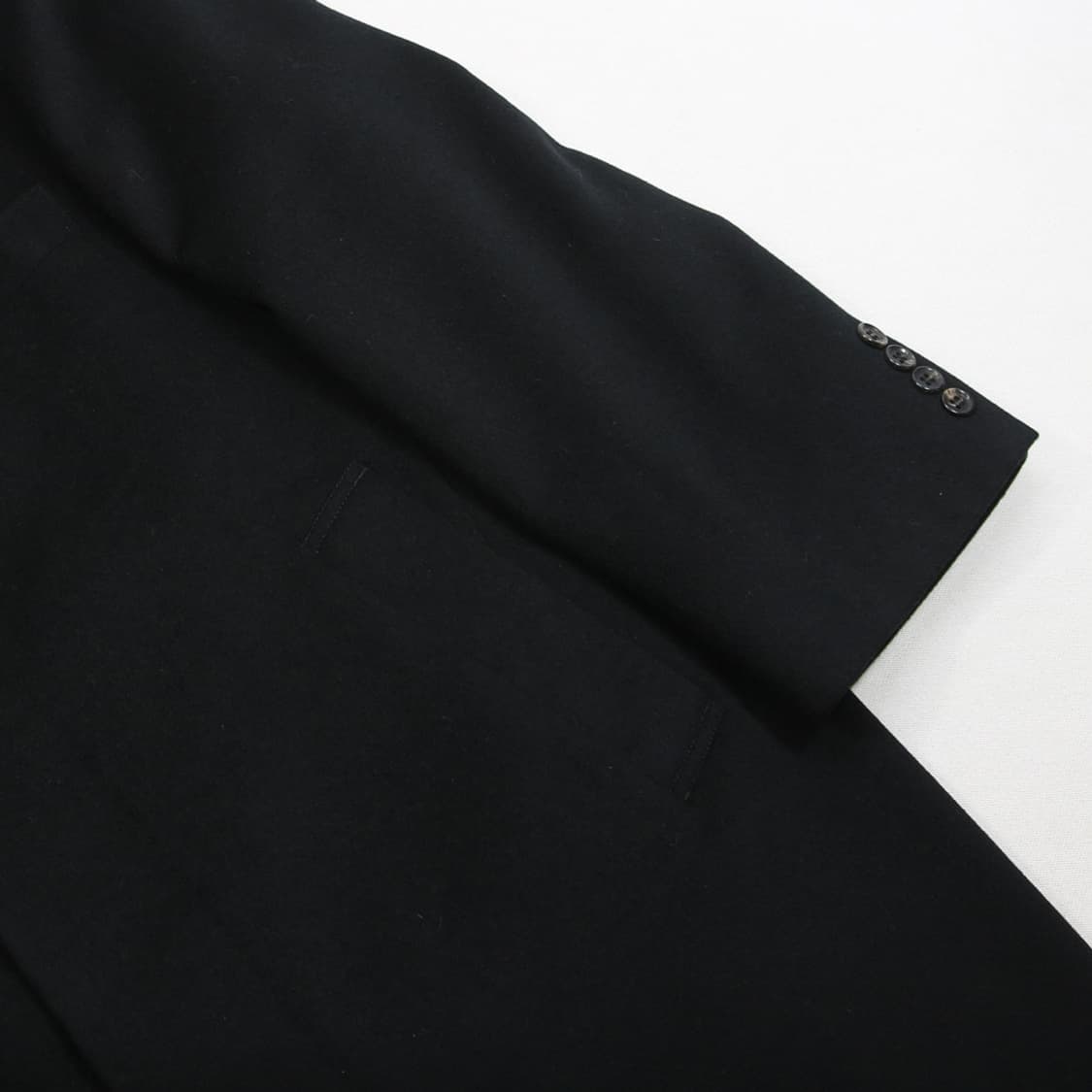 (착용컷) 캐시미어 싱글 롱 코트 (남성용 103) 상품이미지5