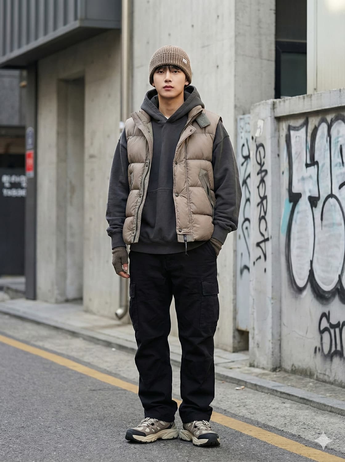 CP 컴퍼니 덕다운 고글 패딩 조끼_100 상품이미지1