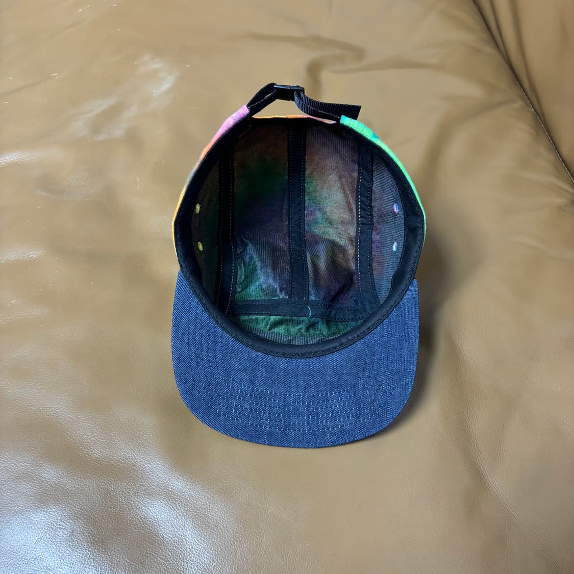 슈프림 캠프캡 모자 박스로고 타이다이 데님 상품이미지6