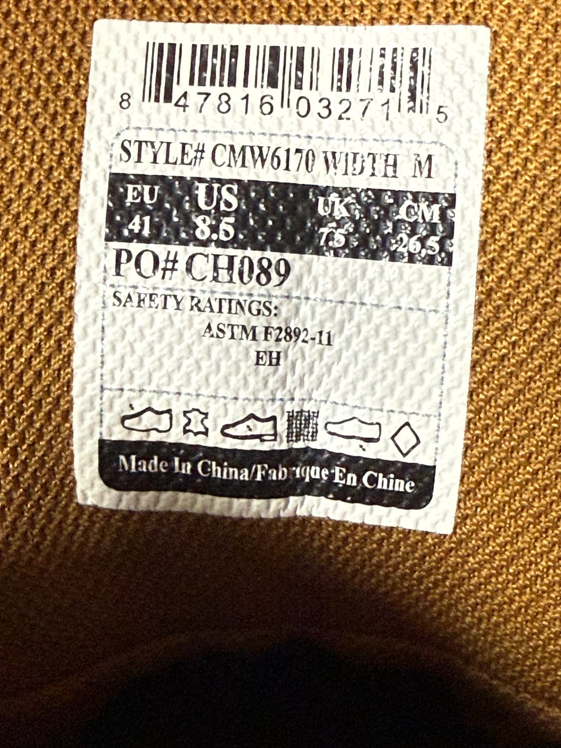 칼하트 목토 워커 (41, uk7.5, us8.5, 260-265) 상품이미지3