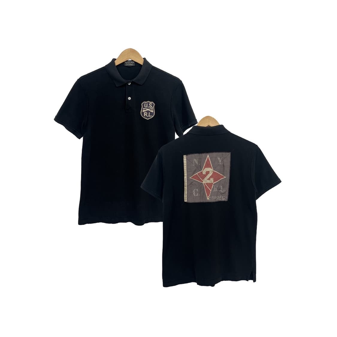 폴로 랄프로렌 진스 빈티지 패치 반팔 티셔츠 상품이미지1