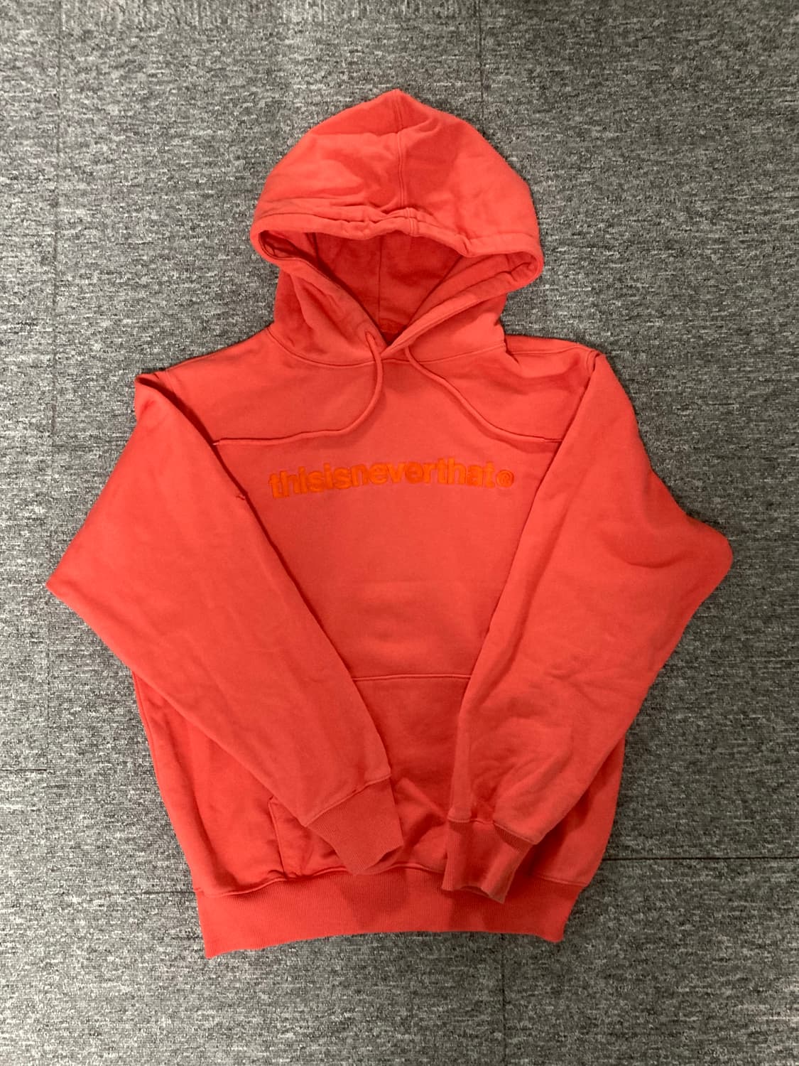 디스이즈네버댓 오렌지색 후드티 M 상품이미지1