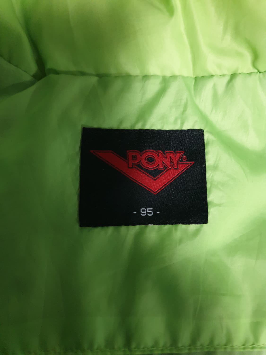 PONY 올드스쿨 레터링 덕다운 패딩 (M) 상품이미지4