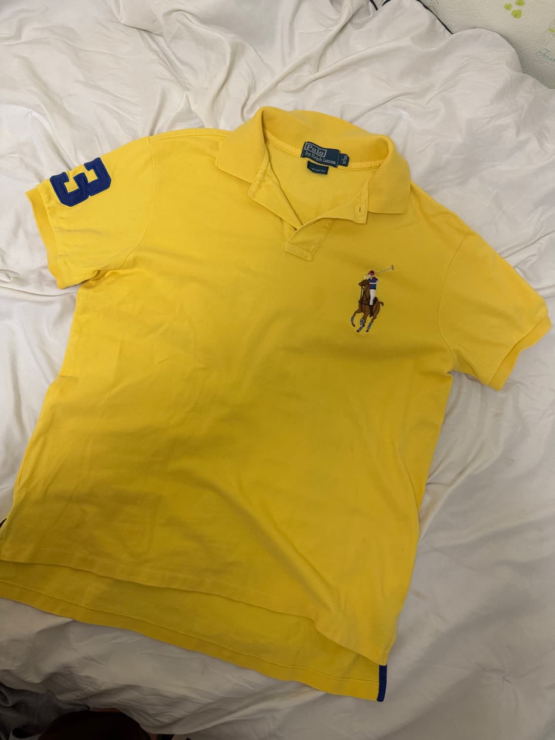 노랑 빅포니 반팔 카라티 상품이미지2