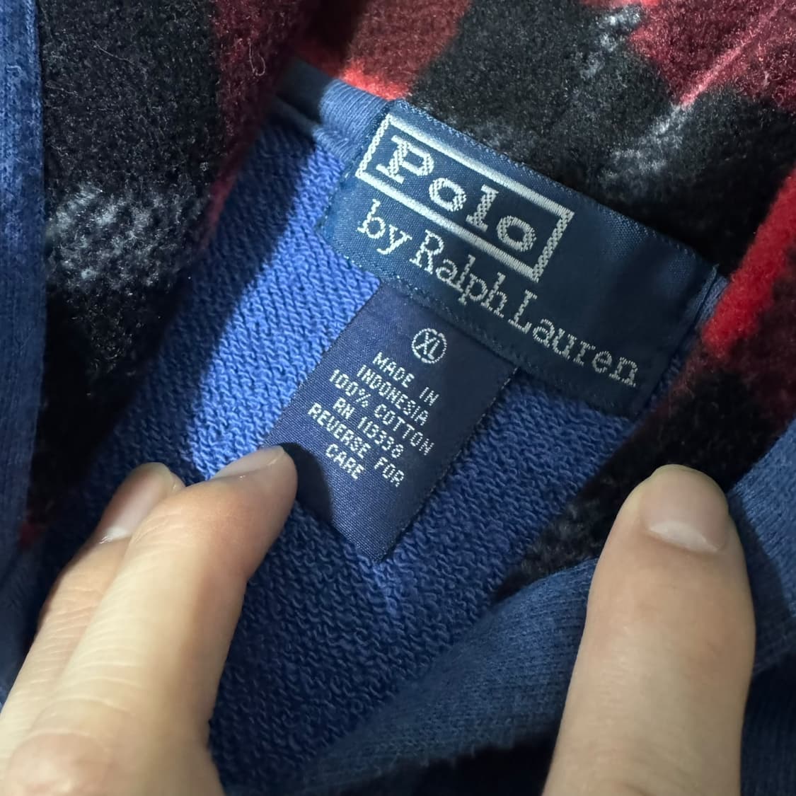 폴로 랄프로렌 패치워크 빅포로니 후드집업 상품이미지4