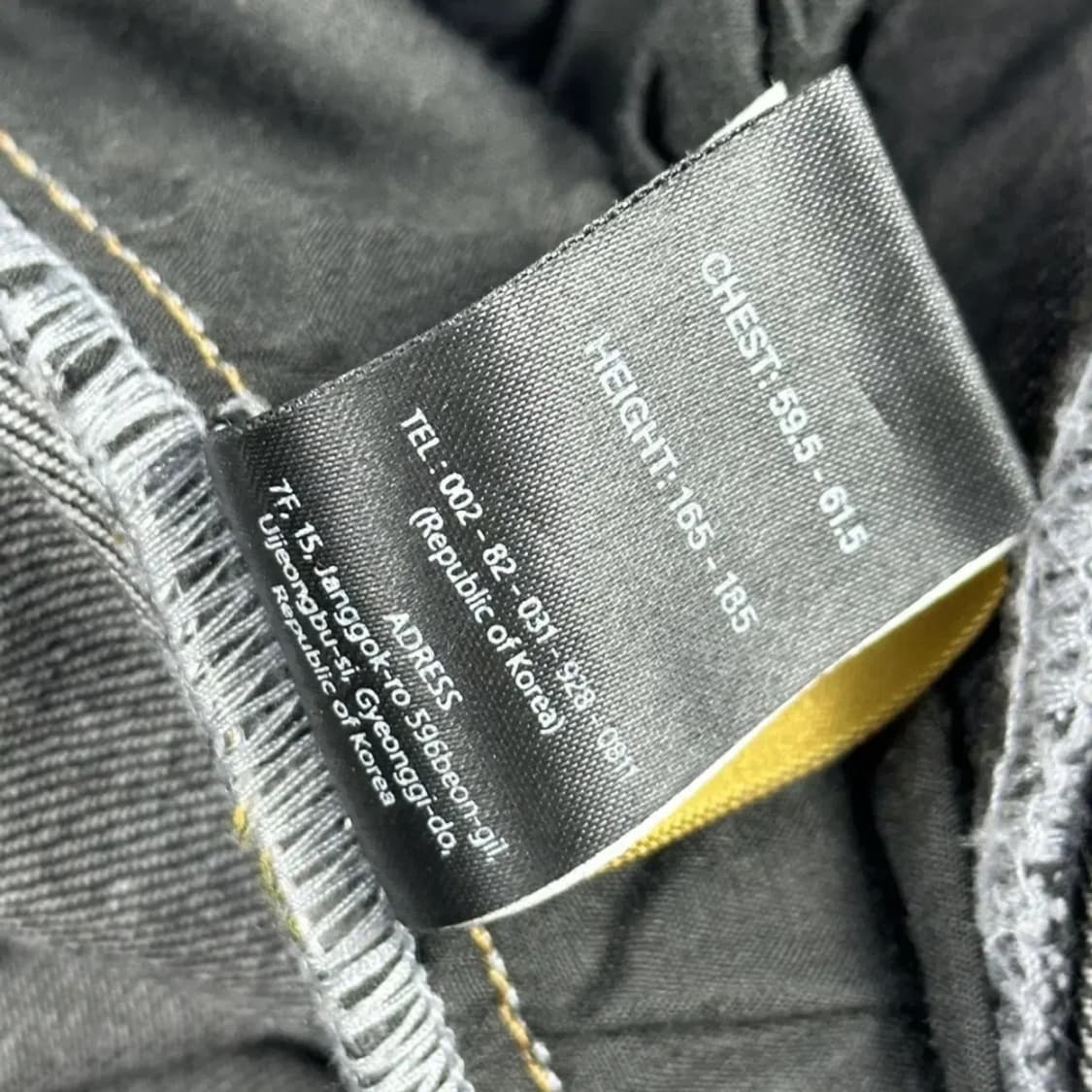 빈티지 세미와이드 스트레이트 흑청 데님팬츠 상품이미지5