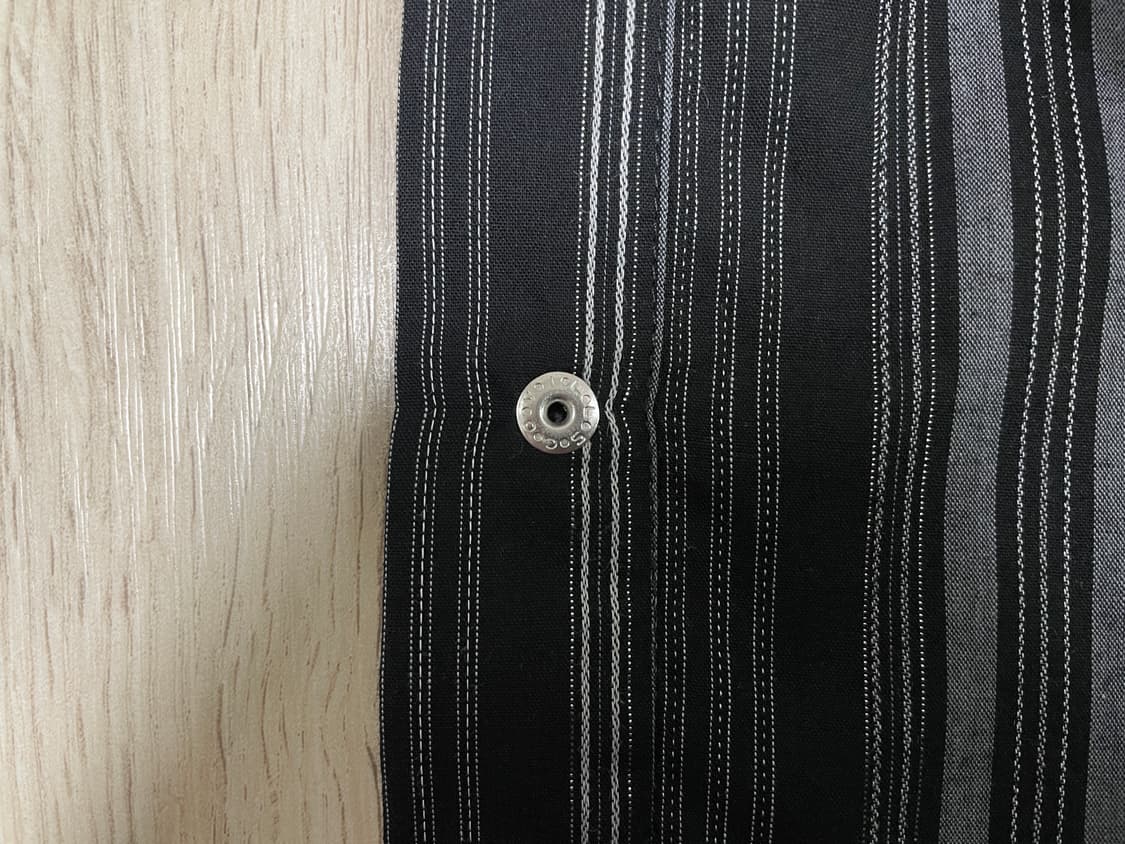 100) 90's 랭글러 블랙 스트라이프 웨스턴셔츠(데드스탁)RRL&폴로 상품이미지7