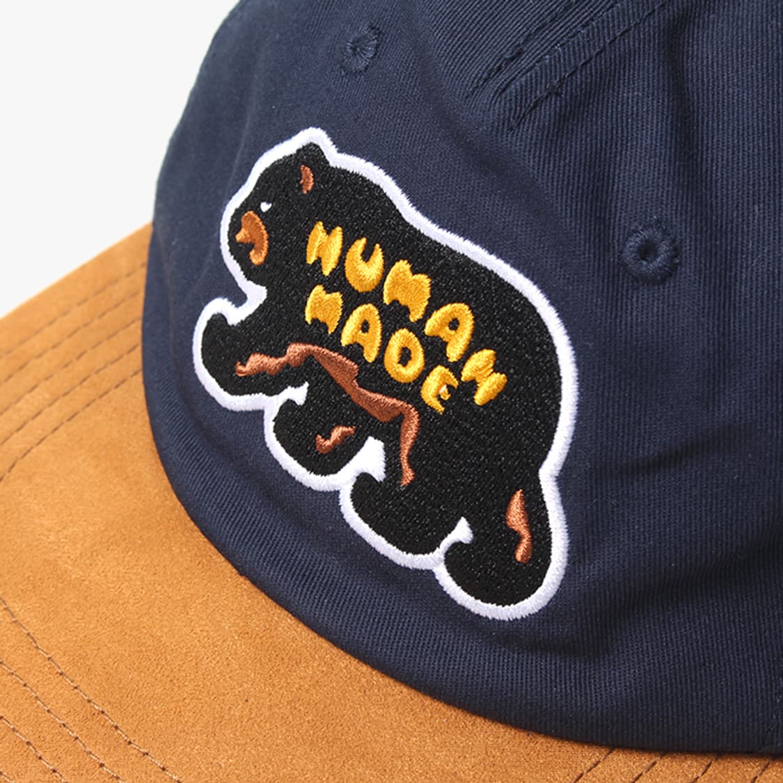  HUMAN MADE "Navy Beige Cap" 상품이미지3