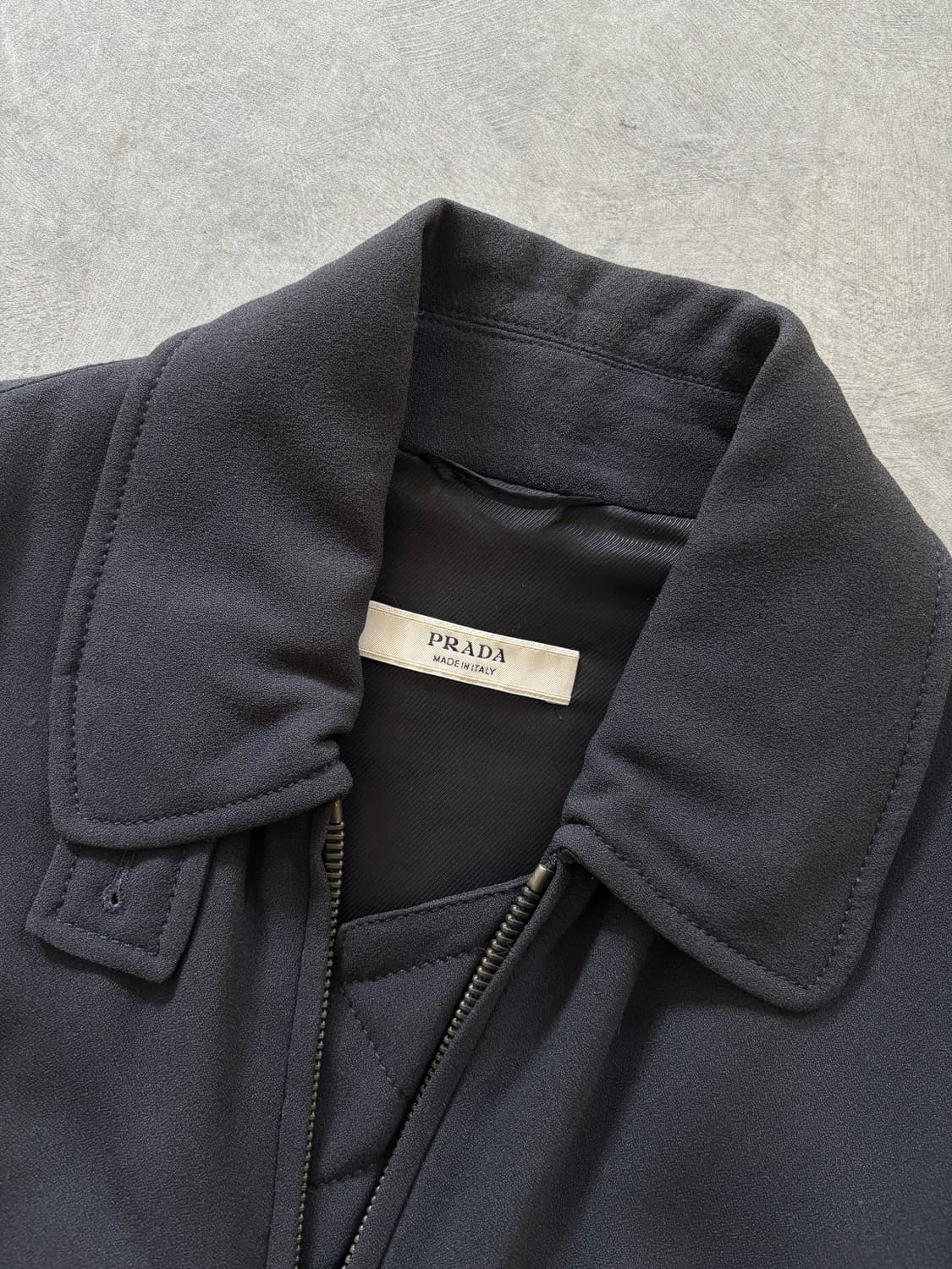 Prada 프라다 크롭 네이비 자켓 상품이미지6