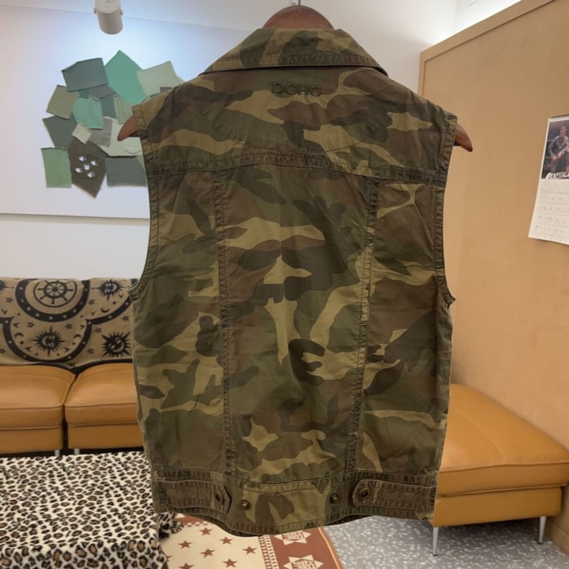 DOHC 빈티지 밀리터리 카모 멀티포켓 워크 조끼 M C08861 상품이미지4