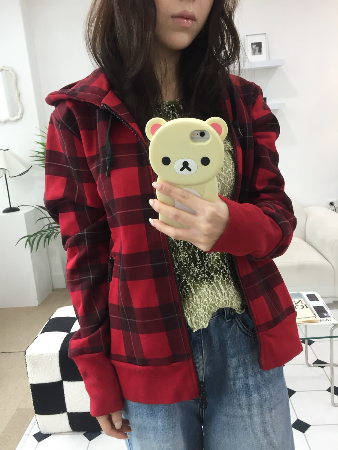 정글 스톰 체크 후드집업 상품이미지9