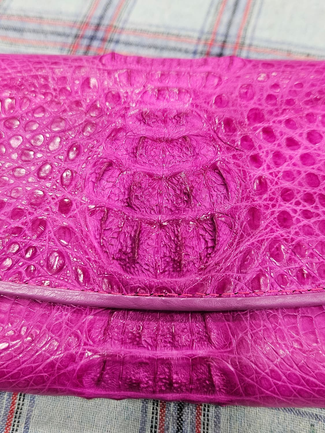 River 크로커다일 리얼 악어가죽 여성 장지갑 [새상품] 상품이미지4