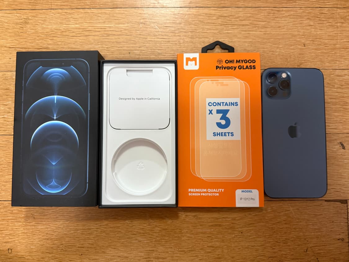 아이폰 12pro 128기가 퍼시픽블루 상품이미지1