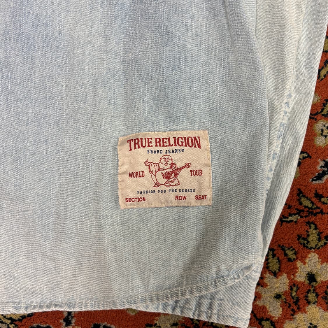 [XL] 트루릴리전 연청 데님 셔츠 상품이미지5