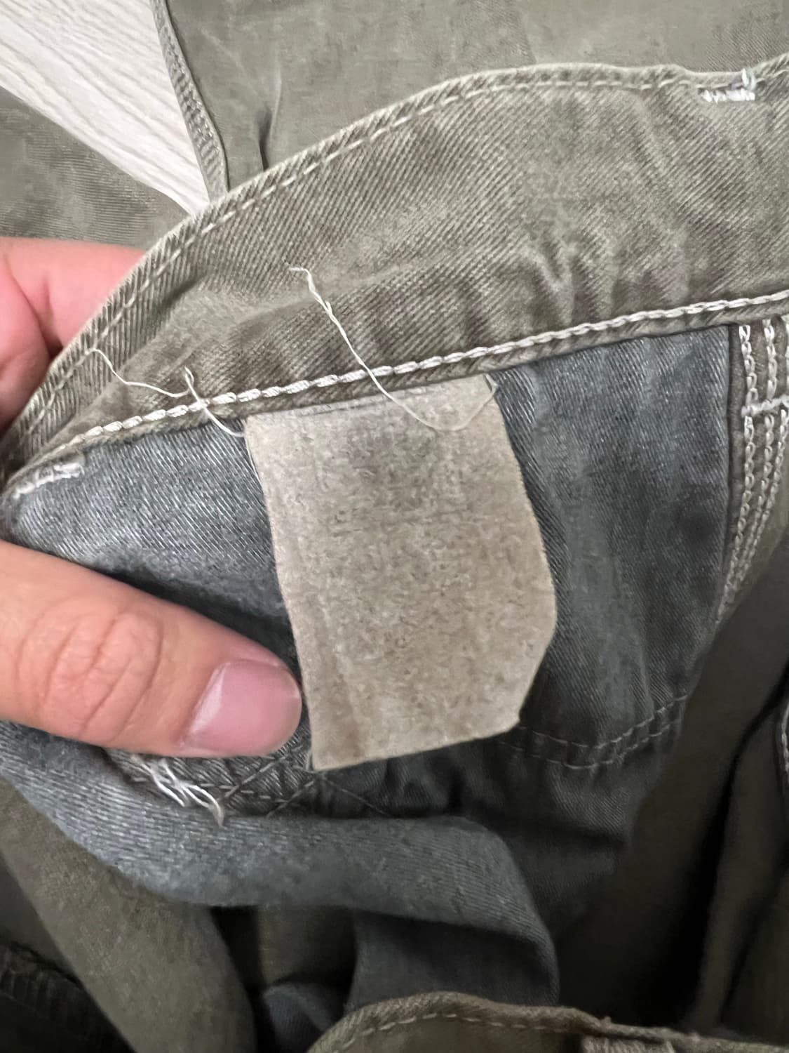 칼하트 카펜터 싱글니 모스그린 33 상품이미지6