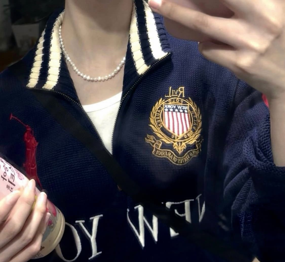 폴로 빅포니 뉴욕 투웨이 니트집업 상품이미지2