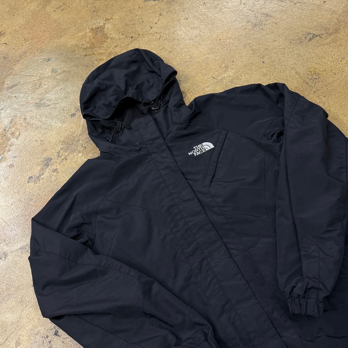 [정품/M] 노스페이스 블랙 바람막이 후드 자켓 b10 상품이미지1
