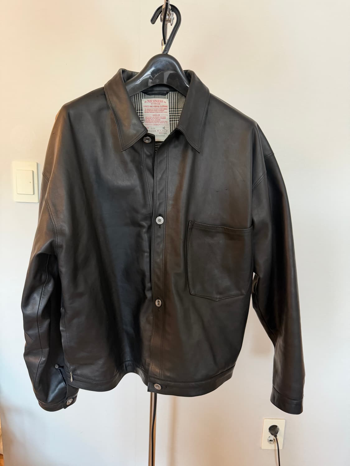 나이스네스 레더 자켓 (L) 상품이미지1