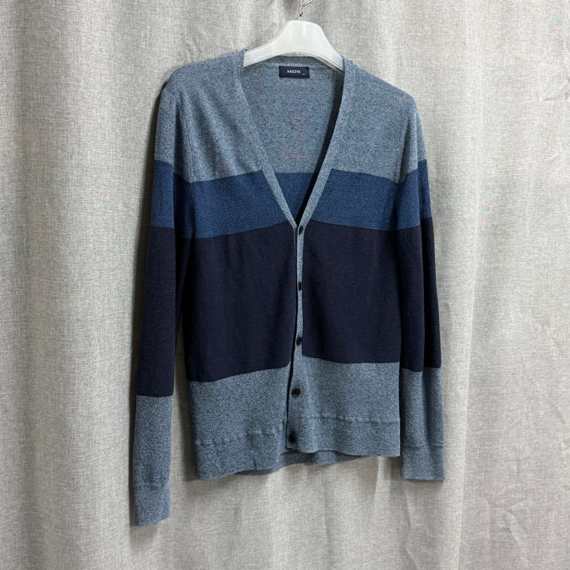 [100] 헤지스 Hazzys 남성 린넨 + 아사면 가디건 상품이미지2