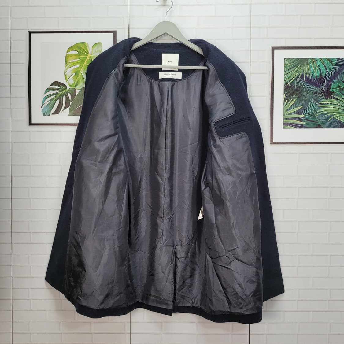 구호 울캐시미어 혼방 자켓 롱 코트 66사이스 상품이미지5