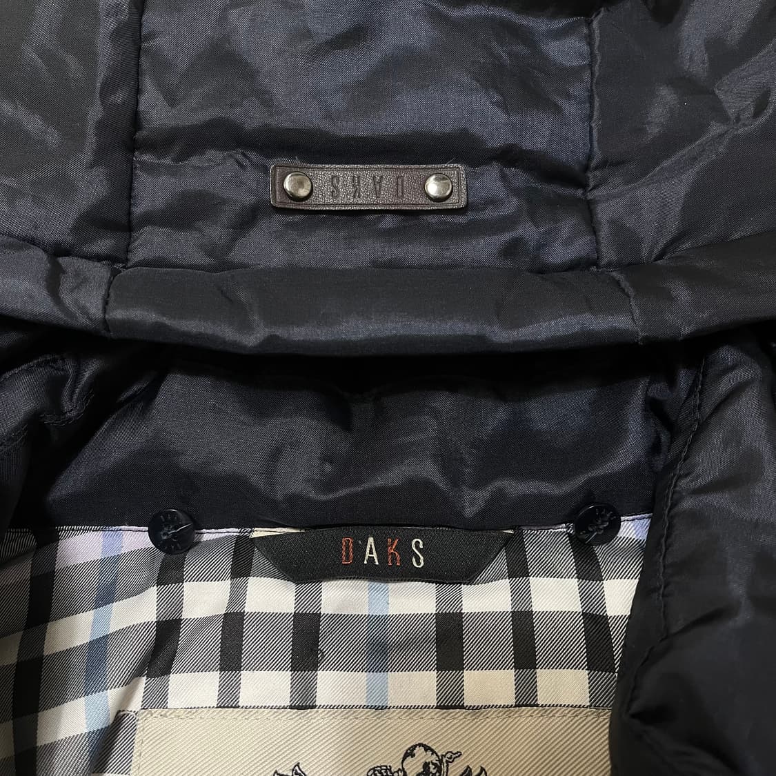 닥스 런던 DAKS 여성 프리미엄 구스다운 후드 롱패딩 M(95) 상품이미지4