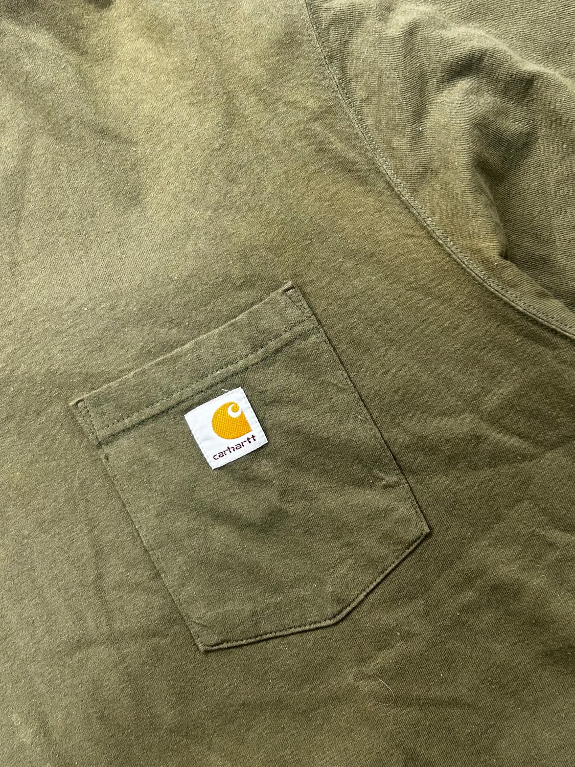 칼하트 카키 포켓 반팔티 L 상품이미지6