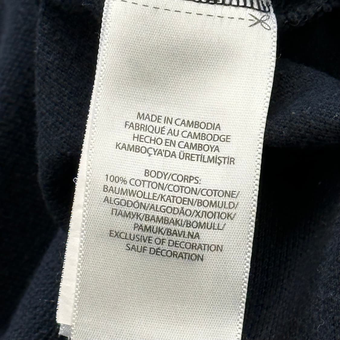 L 폴로랄프로렌 커스텀 슬림핏 블랙 카라 반팔 티셔츠 상품이미지5