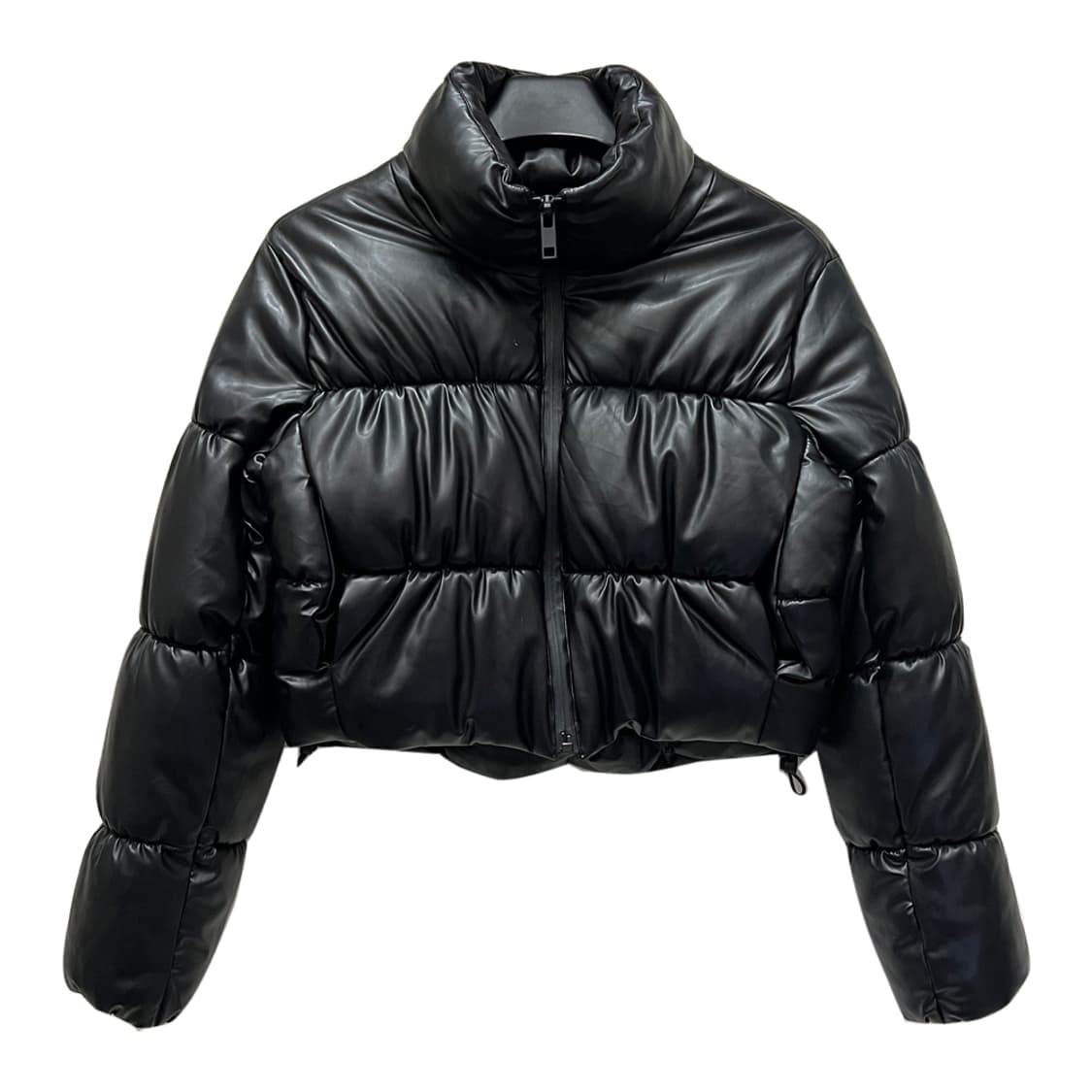 ZARA 자라 레더 숏 크롭 패딩 XS 상품이미지1