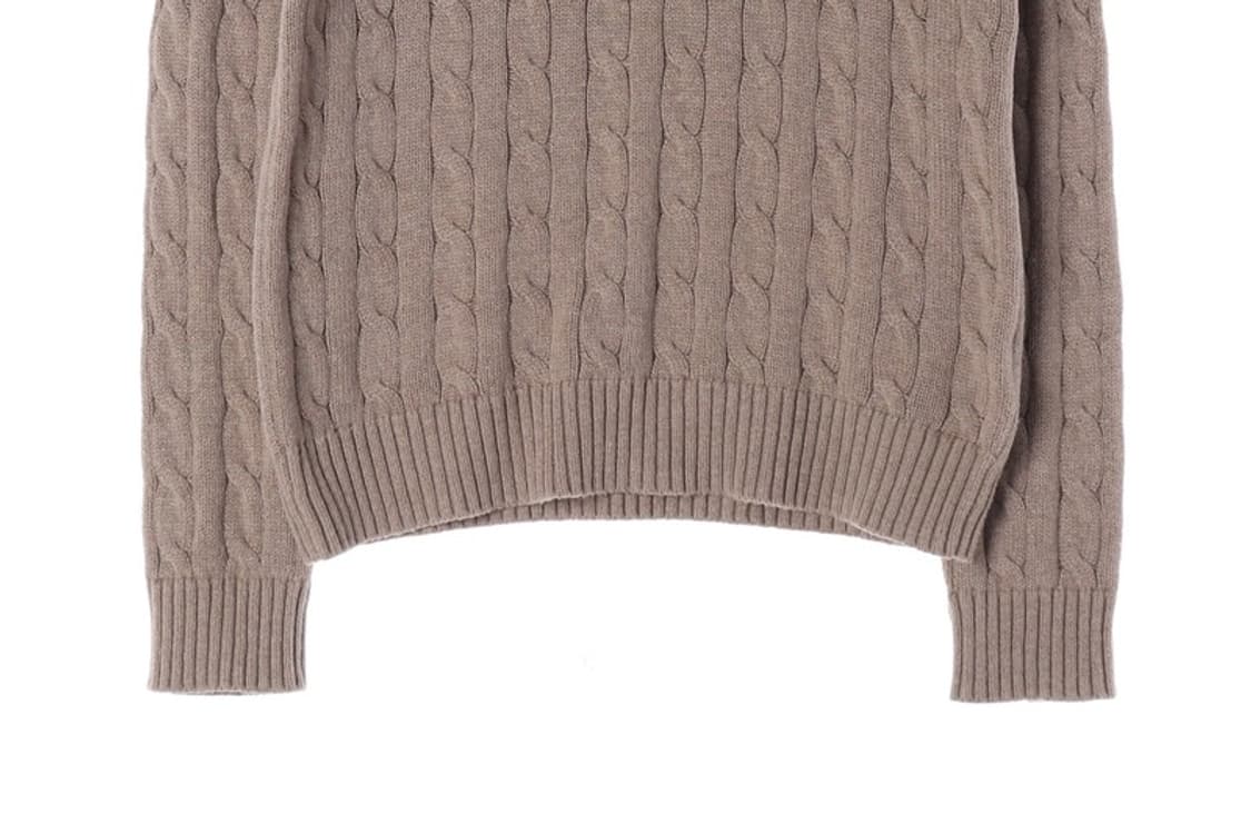 폴로 랄프로렌 꽈배기 라운드넥 니트 S 상품이미지4