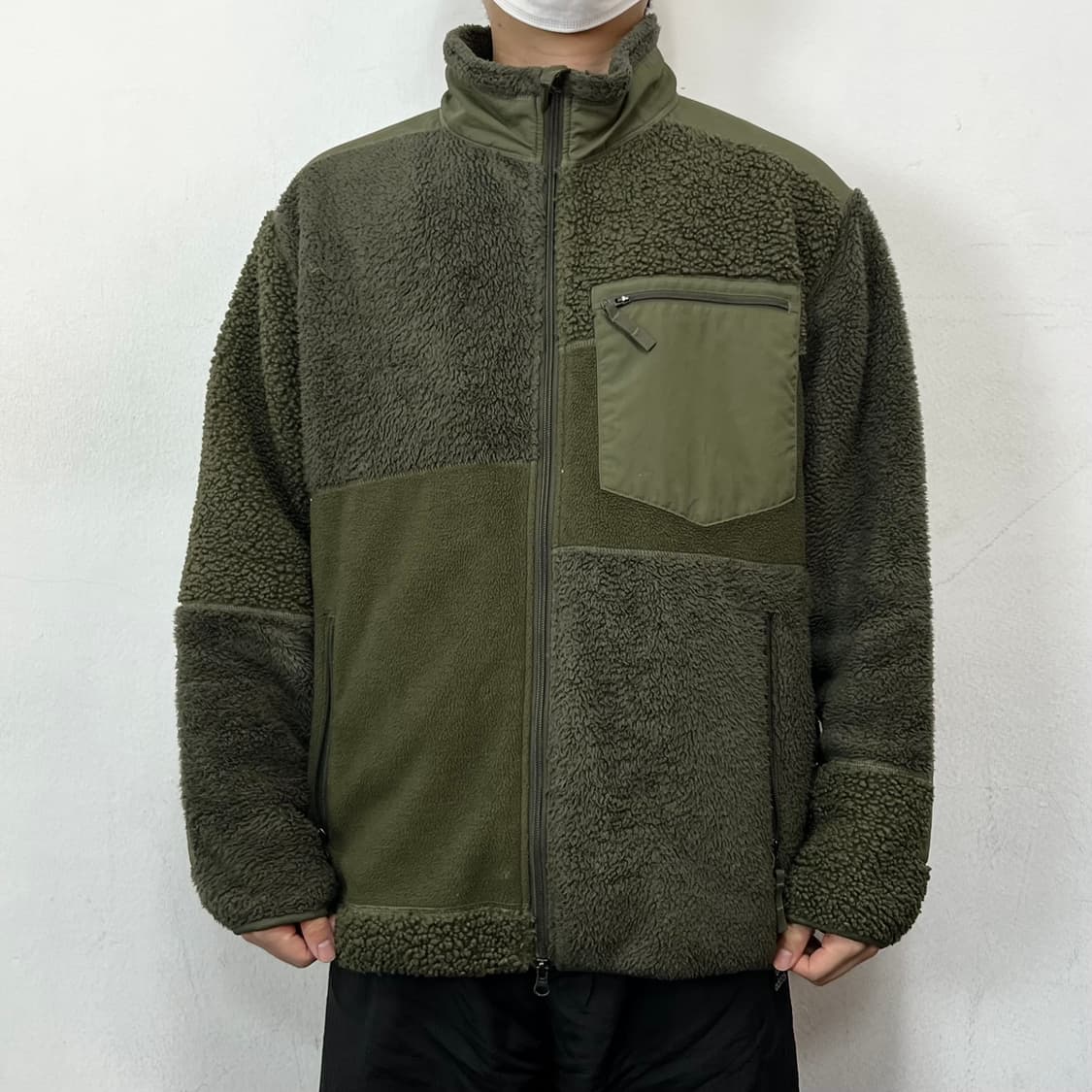 엔지니어드 가먼츠 x 유니클로 투웨이 플리스 자켓 카키 상품이미지1