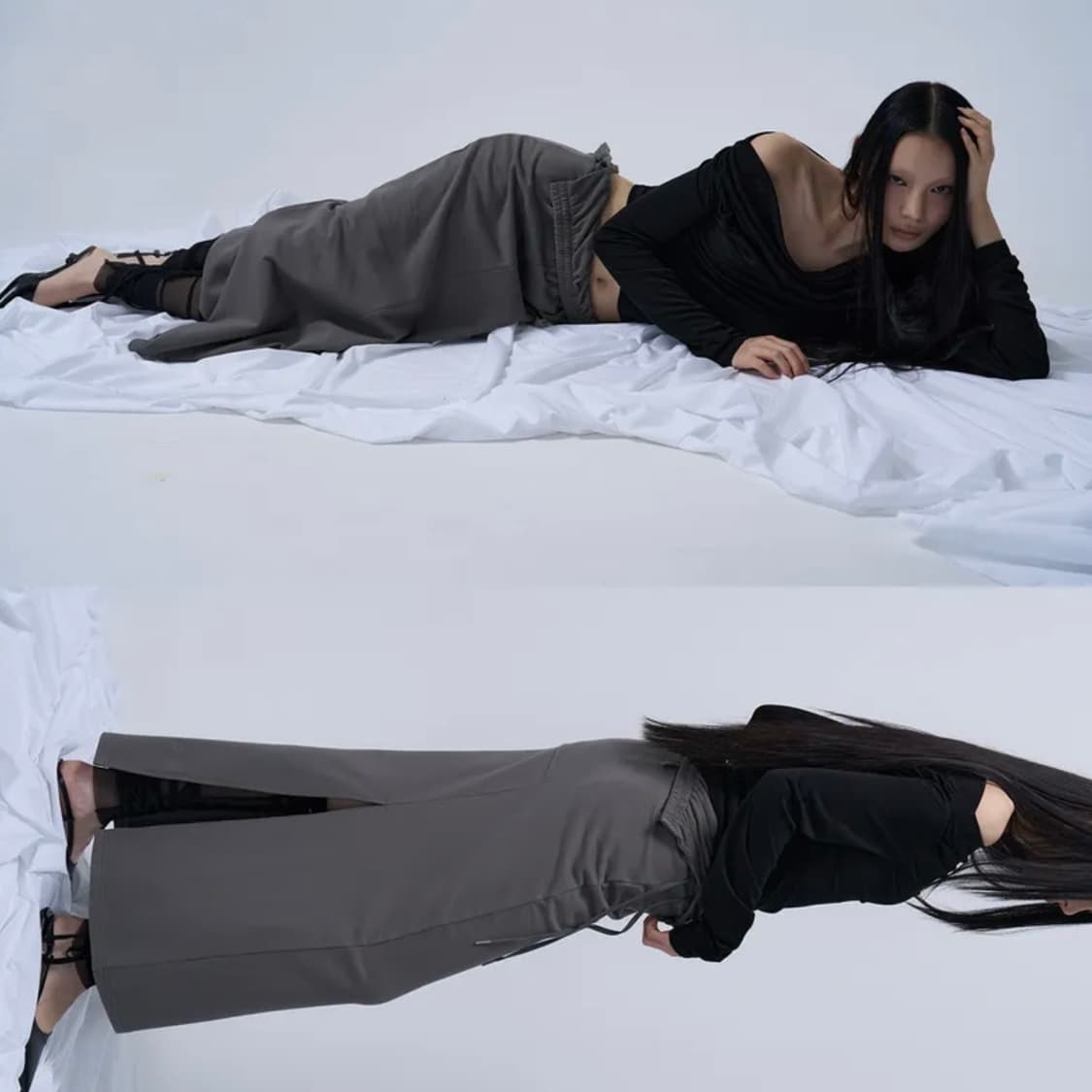 Zizemuseum WAIST BAND MAXI SKIRT 상품이미지2