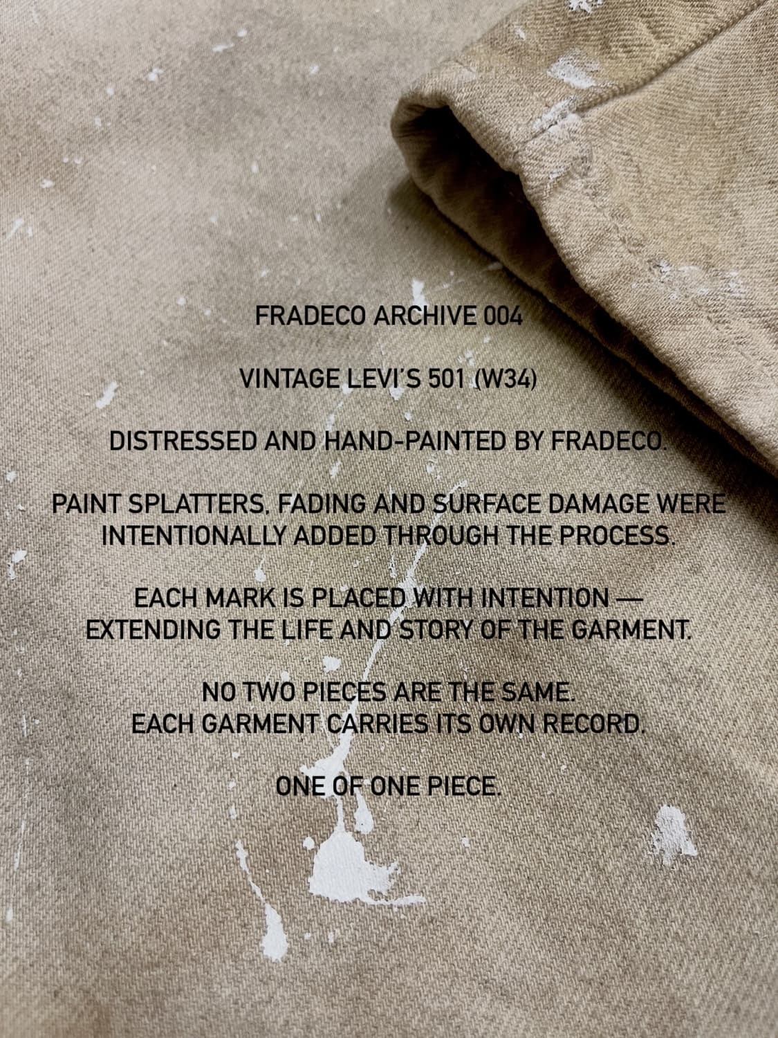 Levi’s 501 White Denim Pants 상품이미지8