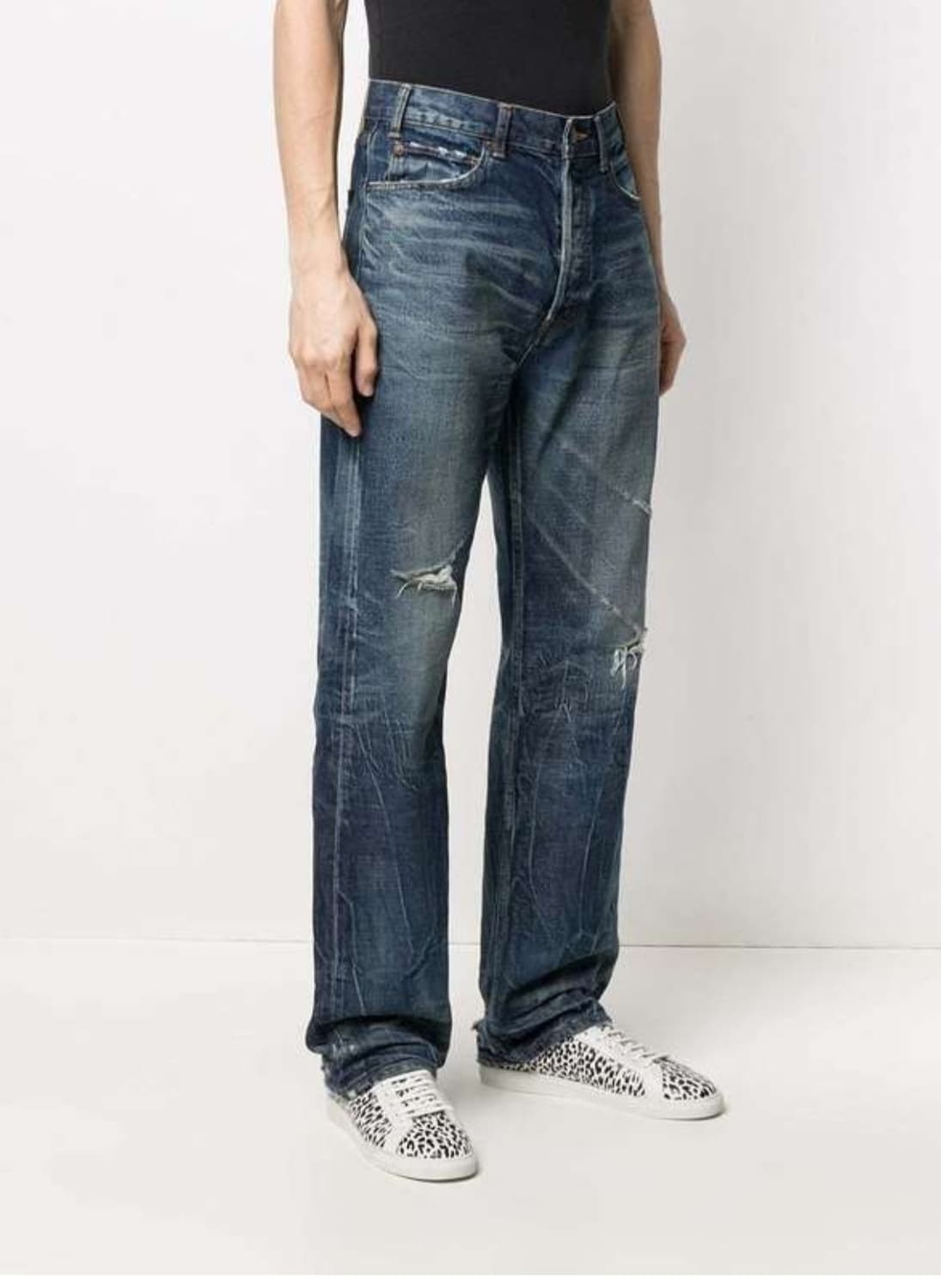 셀린느 커트 셀비지 디스 90S 데님진 30 새제품!! 상품이미지2