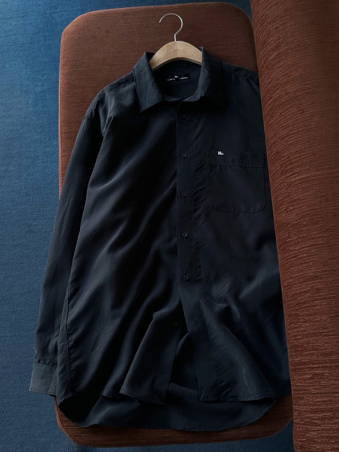 Silky fabric design blouse shirt 상품이미지3