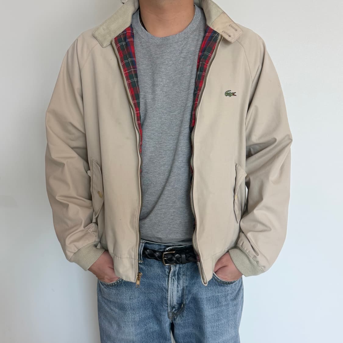 90‘s IZOD 라코스테 해링턴(바라쿠타) 자켓 상품이미지1