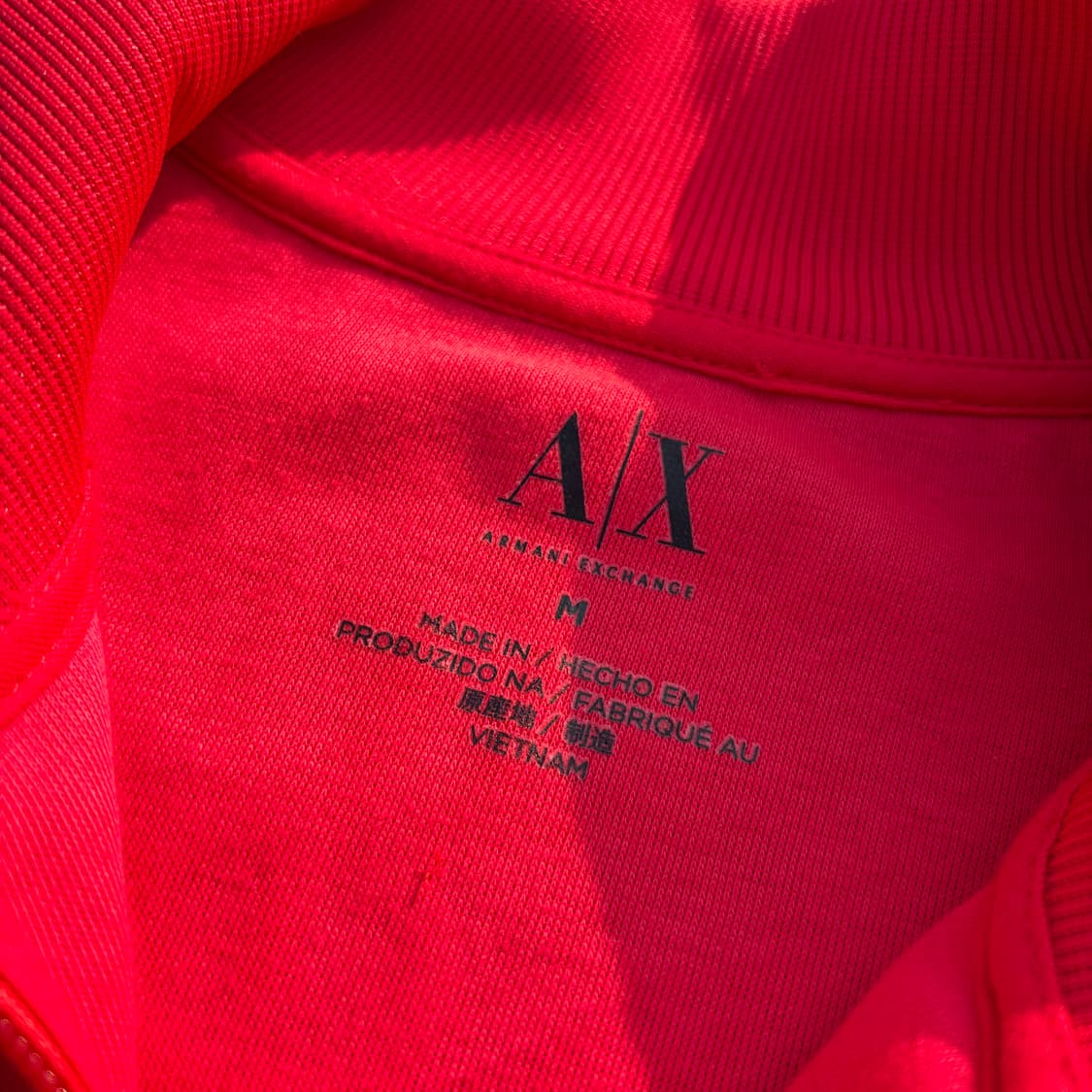 아르마니 익스체인지 빈티지 트랙탑 져지 M 상품이미지6