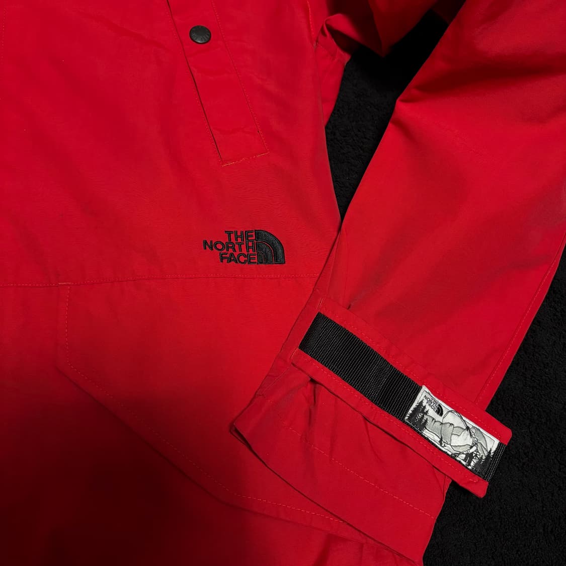 95 노스페이스 레드 바람막이 자켓 상품이미지3