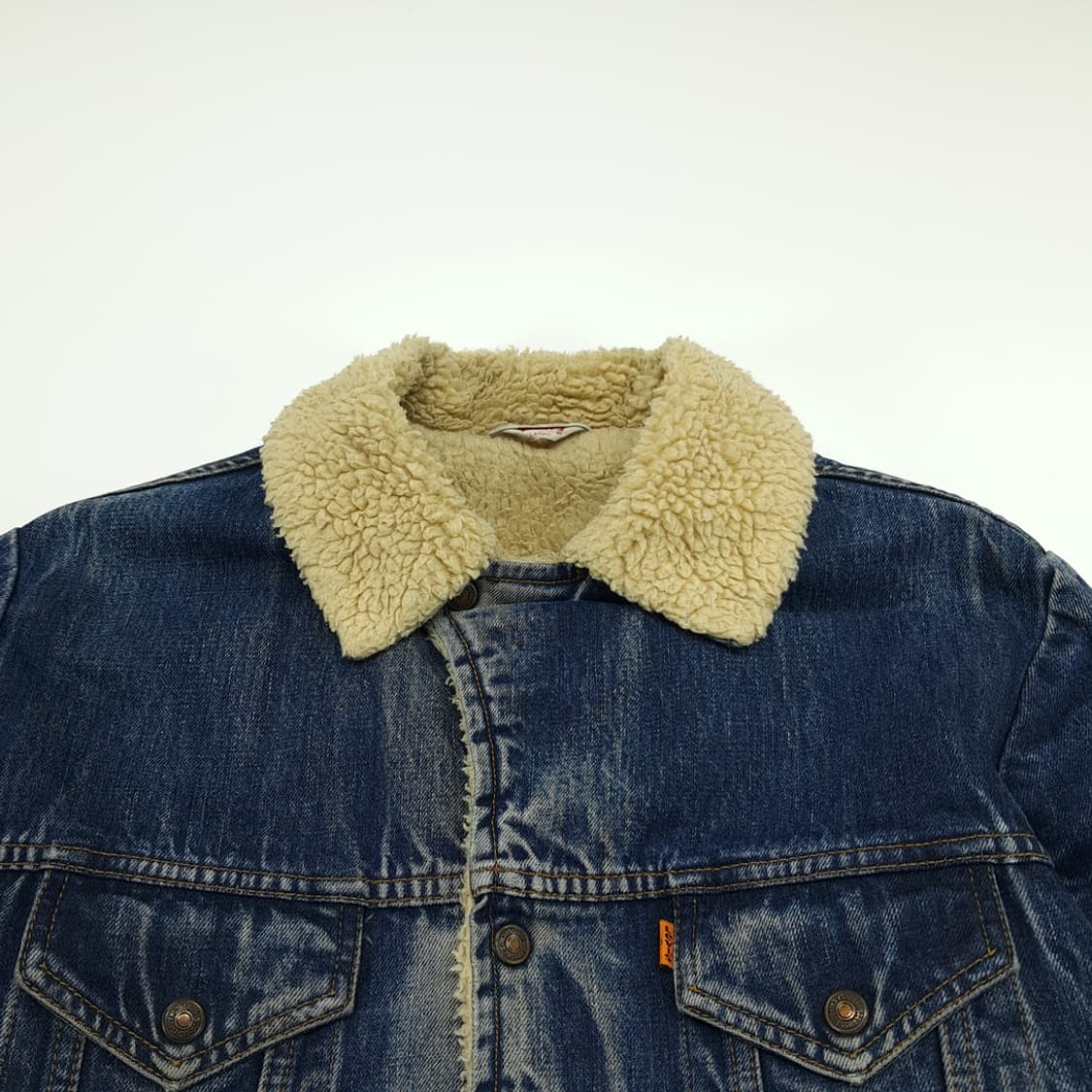 CN972 L 리바이스 오렌지탭 셰르파 데님 코트 상품이미지2