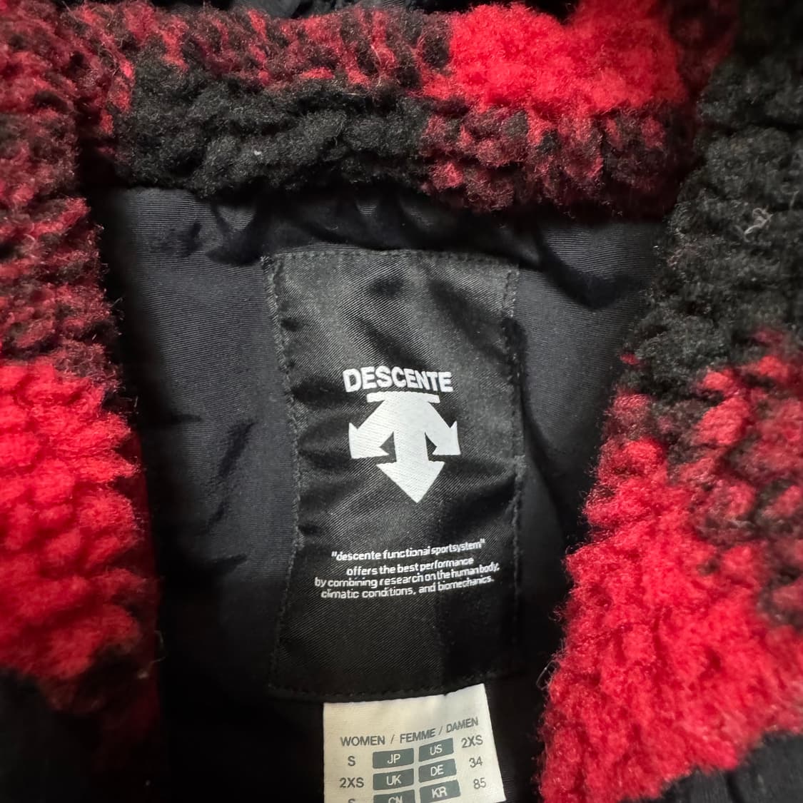 데상트 캐나다스케이팅 이너플리스 야상 롱패딩 상품이미지7