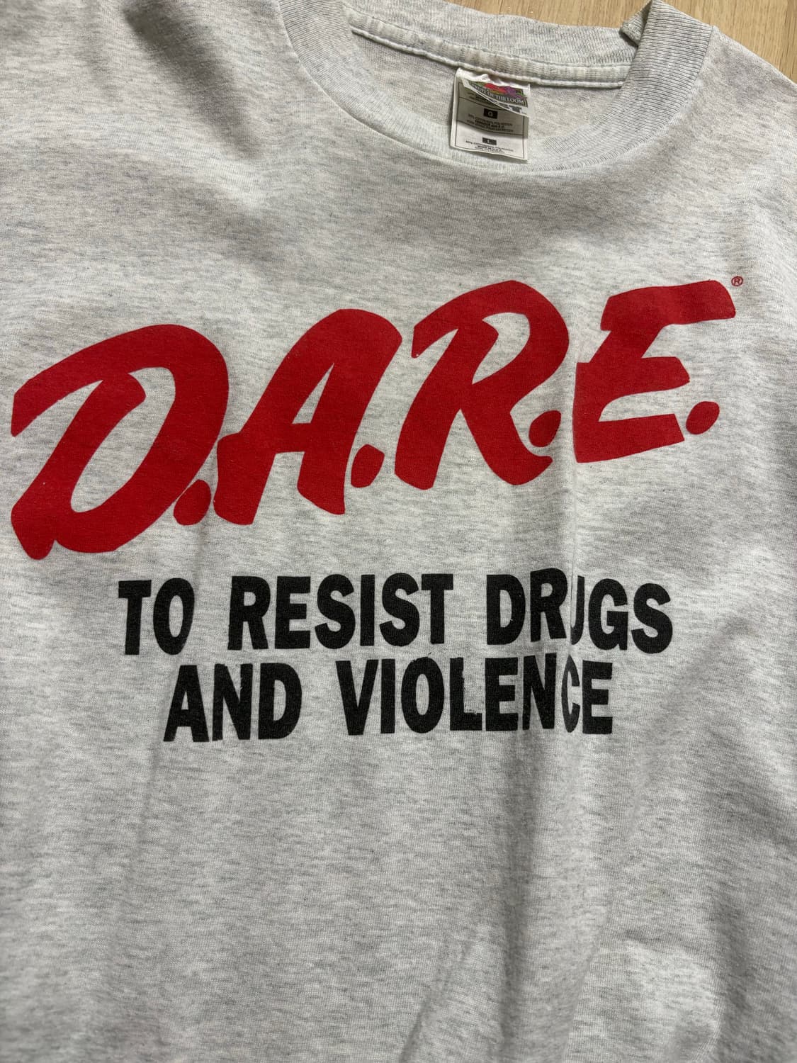 [L] 90s D.A.R.E. 티셔츠 상품이미지3